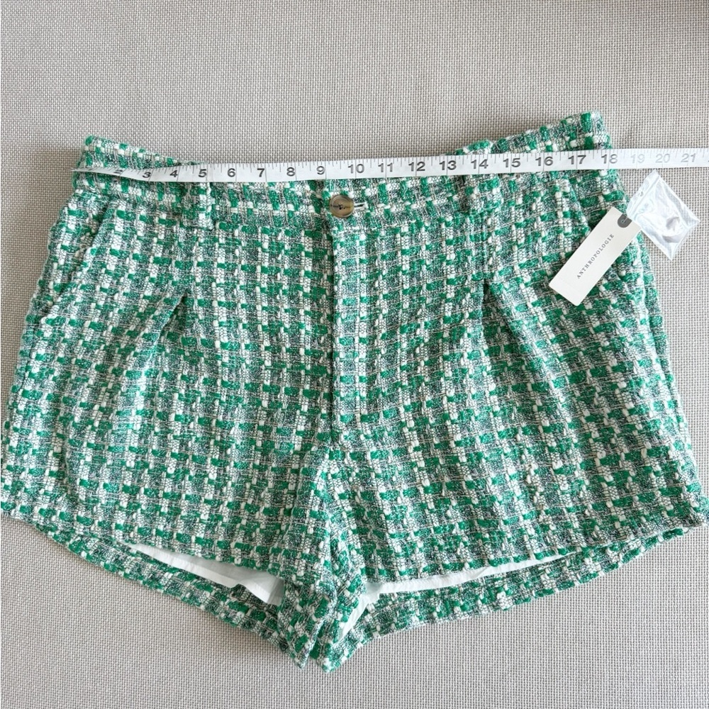 Anthropologie Maeve Tweed Green Shorts - Picture 6 of 9